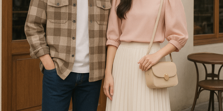 Berikut Inspirasi OOTD Untuk Pria Dan Wanita Yang Bisa Disesuaikan Dengan Suasana Ngedate Di Weekend ( Tanggal 16 November )